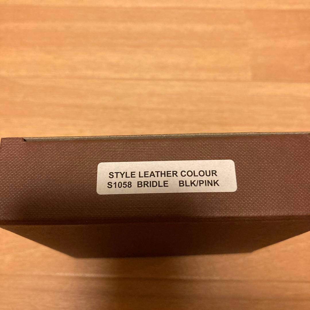 Whitehouse Cox 二つ折り財布 ブラック／PINK