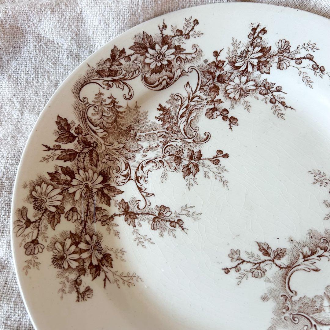 ショワジールロワ ポンパドール フランス　アンティーク 皿 食器 プレート
