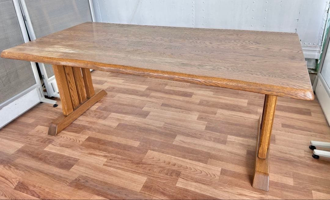 638 浜本工芸　ダイニングテーブル　天然木　6人 ナチュラル カントリー　a