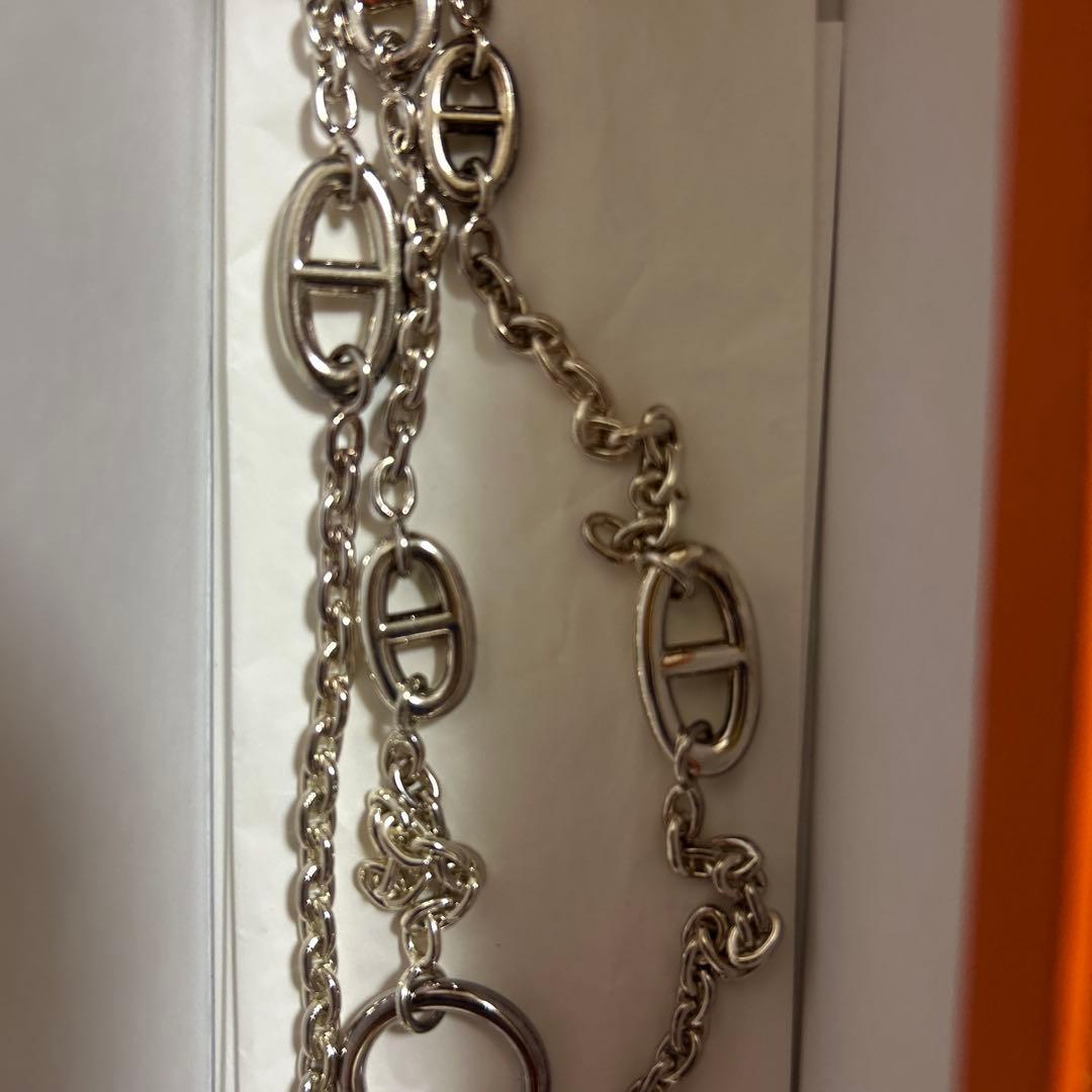 エルメス　ネックレス　ネックレス ファランドール80 シェーヌダンクル