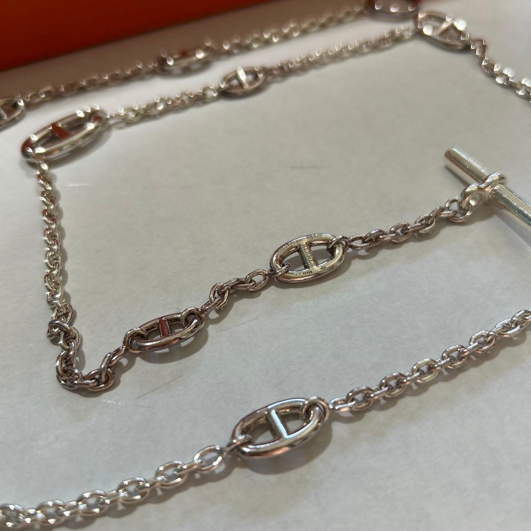 エルメス　ネックレス　ネックレス ファランドール80 シェーヌダンクル