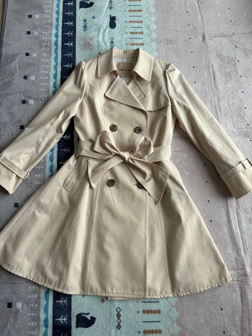 Apuweiser-riche 新品未使用トレンチコート ベージュ サイズ2