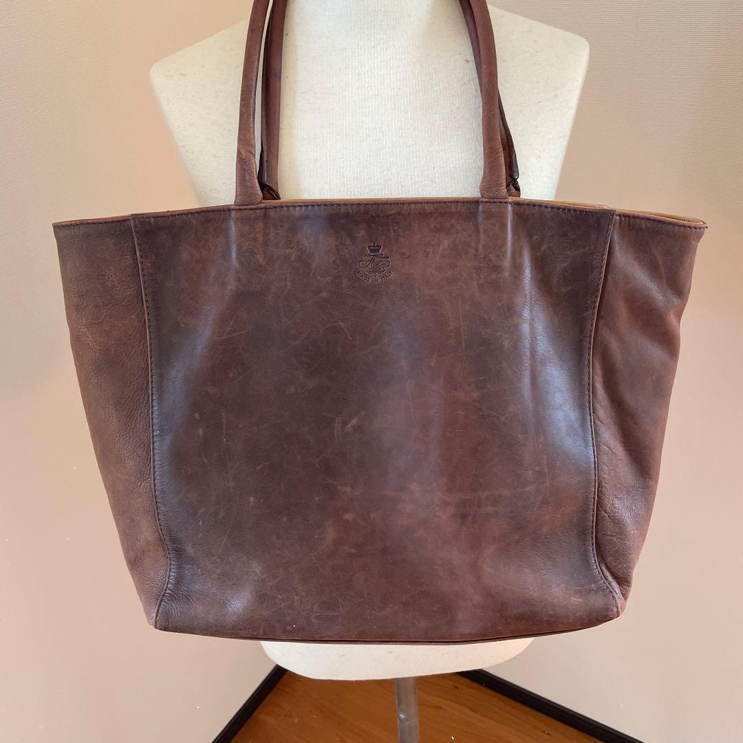 nano universe レザー トートバッグ イタリア製