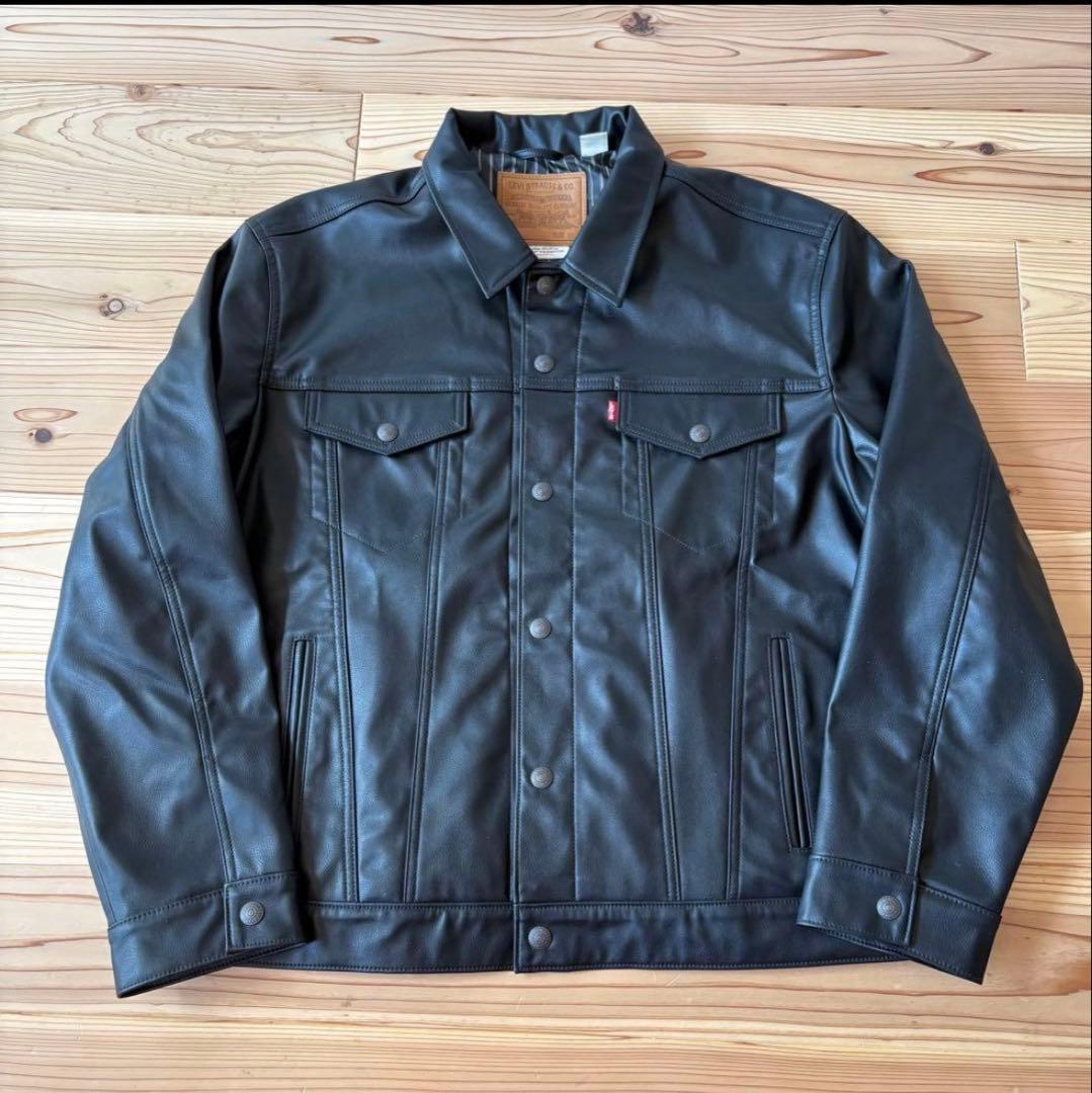 ジャケット・アウター LEVI'S JP Limited Leather Trucker Jacket