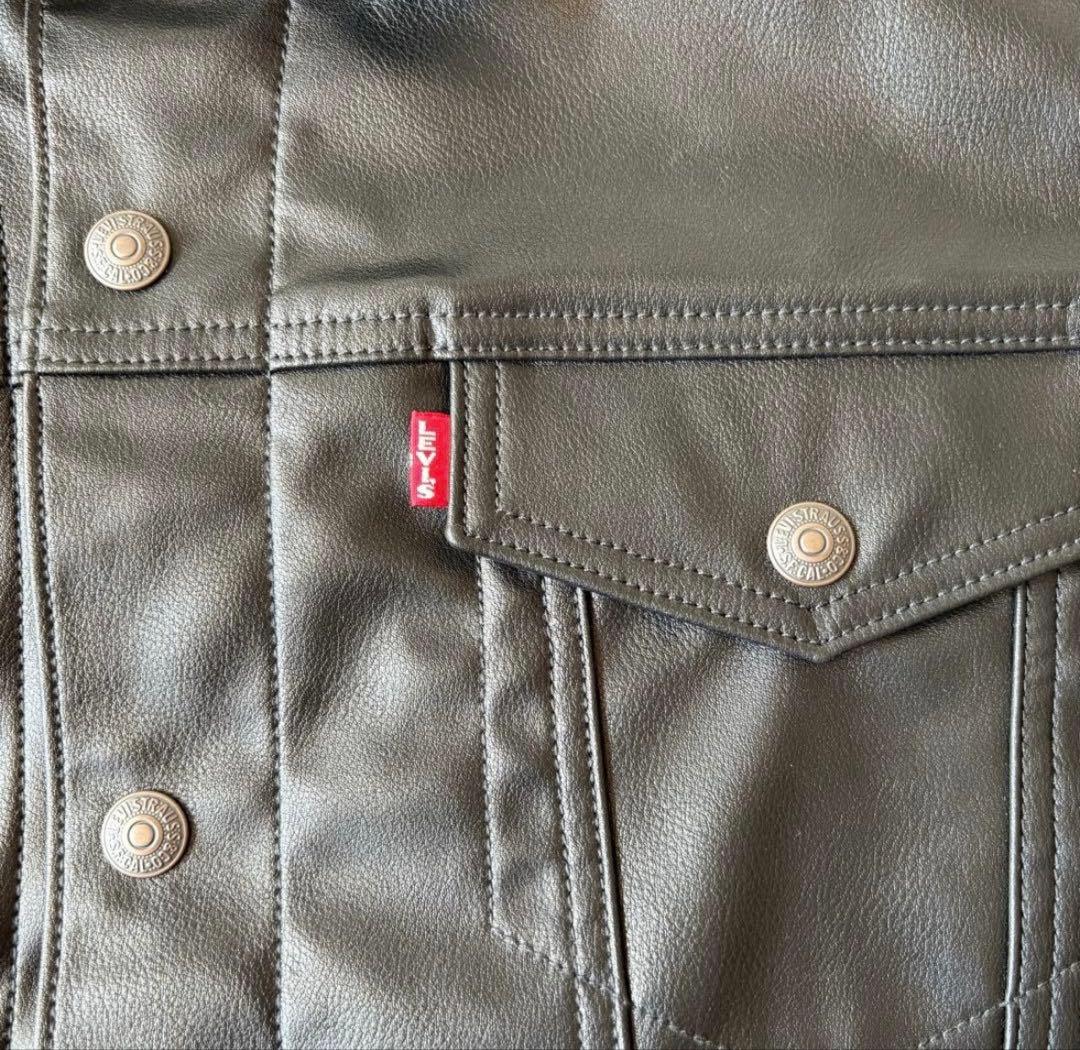 ジャケット・アウター LEVI'S JP Limited Leather Trucker Jacket
