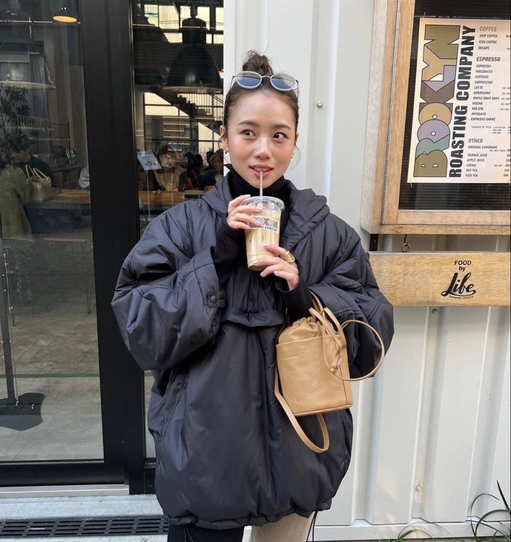 thehighlights ザハイライツover アノラックパーカー　ブラック