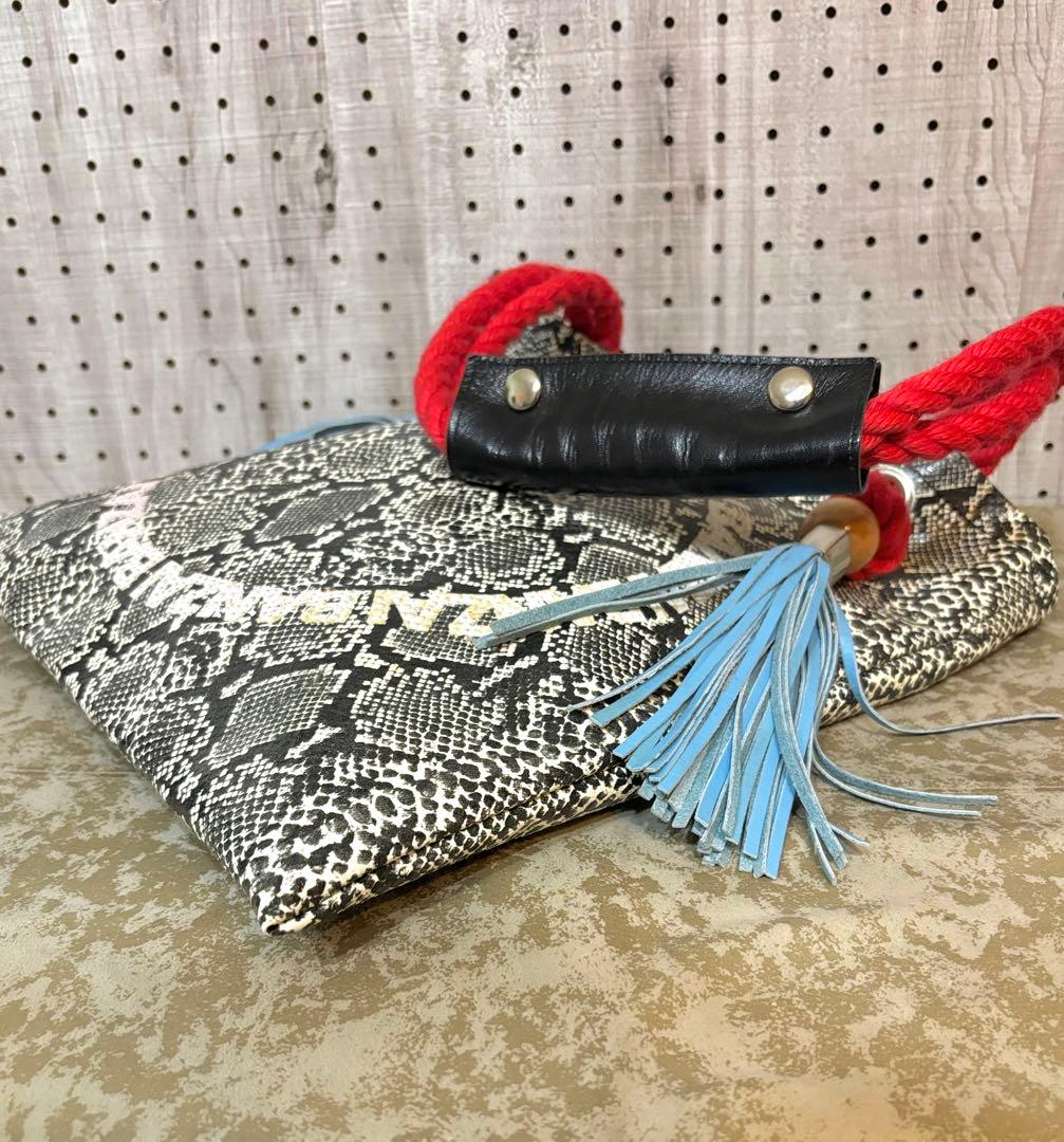 希少 渋谷龍太 BANZAI ヘビ柄 トートバッグ 限定品