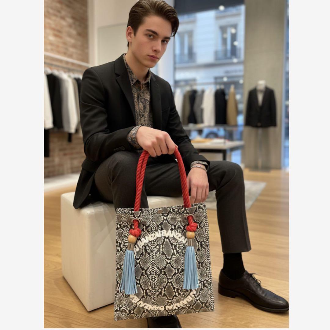 希少 渋谷龍太 BANZAI ヘビ柄 トートバッグ 限定品