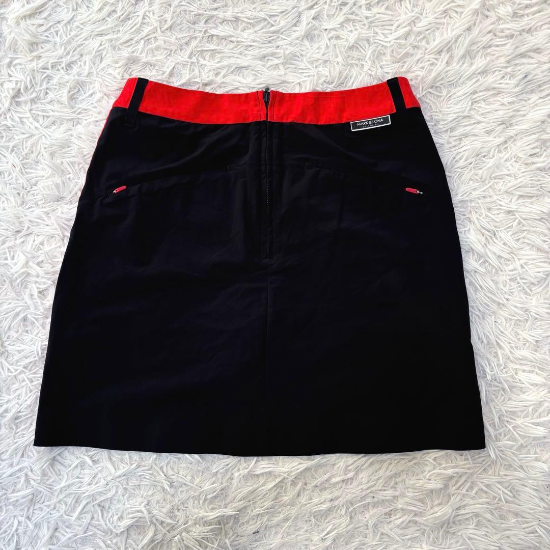 最新作 マークアンドロナ スカート ナイロン ストレッチ ブラック ゴルフウェア