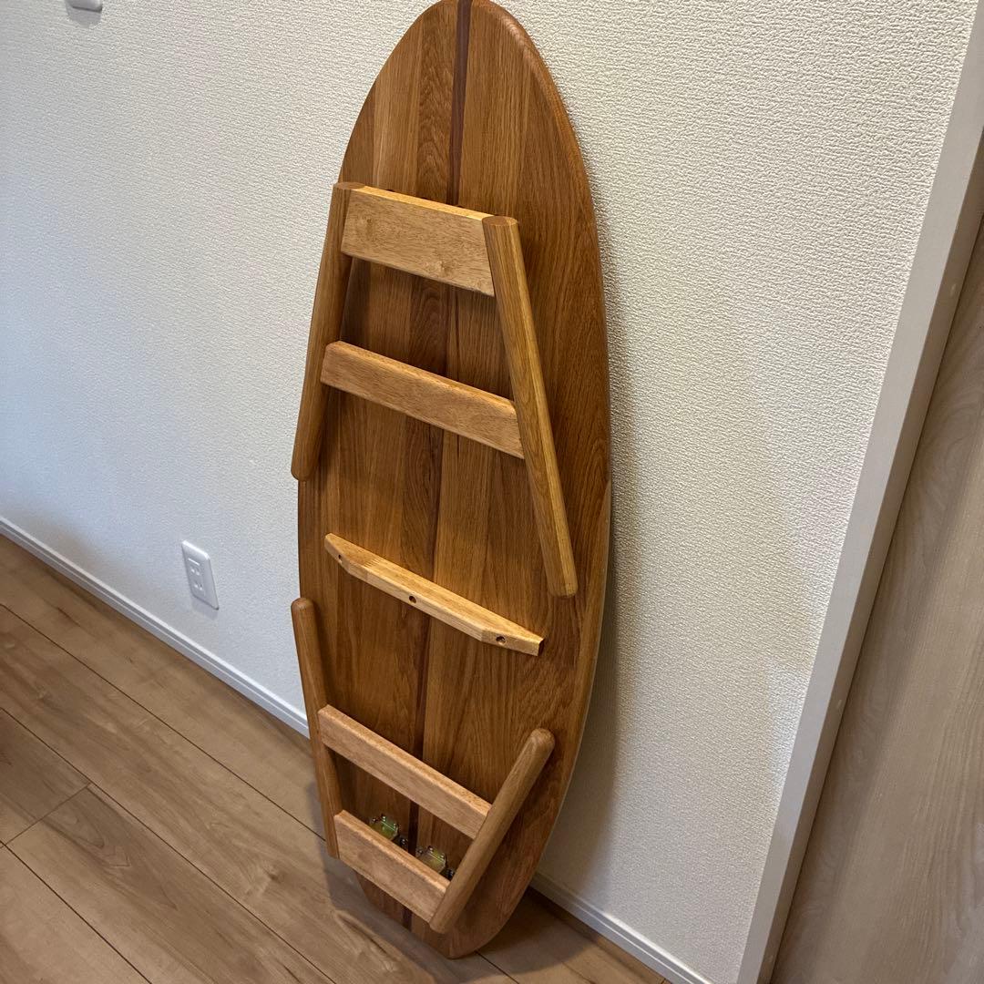 サイドテーブル ボード型 降りたみ式