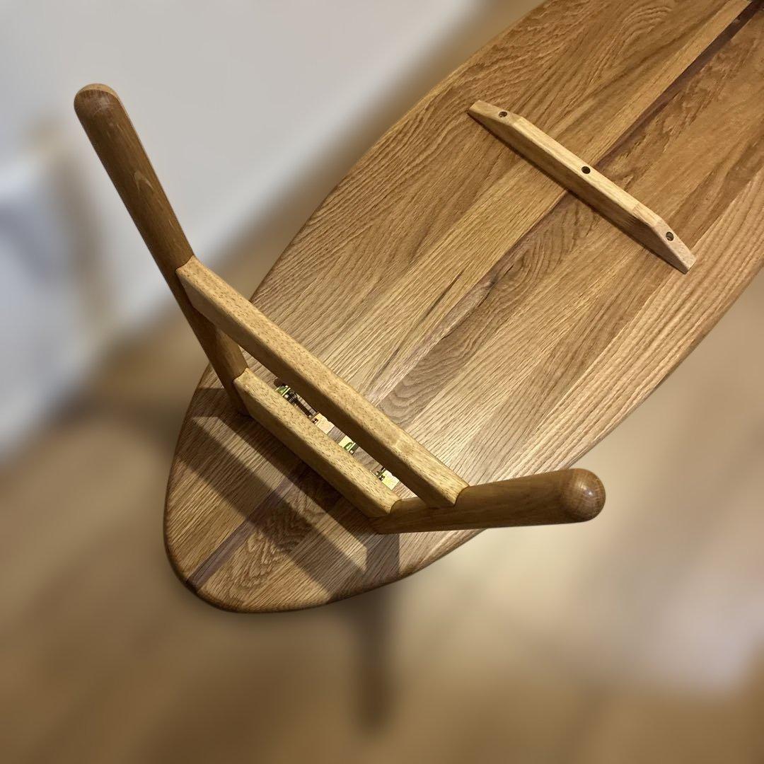 サイドテーブル ボード型 降りたみ式