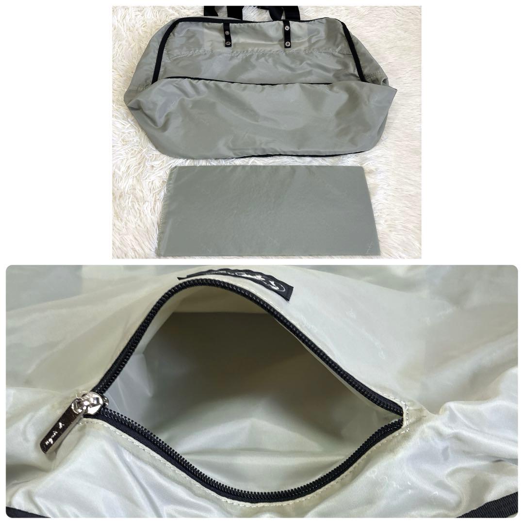 2way✨アニエスベー ナイロン ボストンバッグ ショルダーバッグ 南京錠 黒