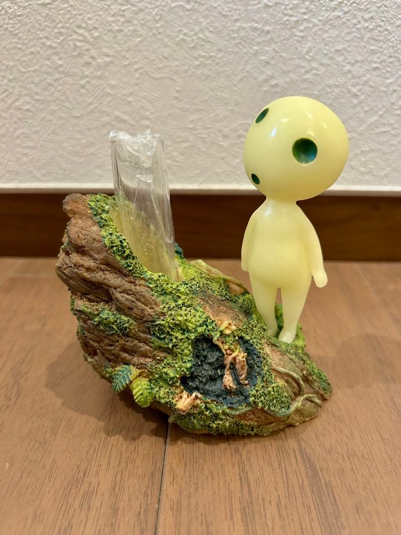 新品箱あり もののけ姫 コダマ 一輪挿し ジブリ