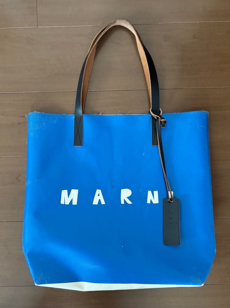 MARNI トートバッグ　青　マルニ