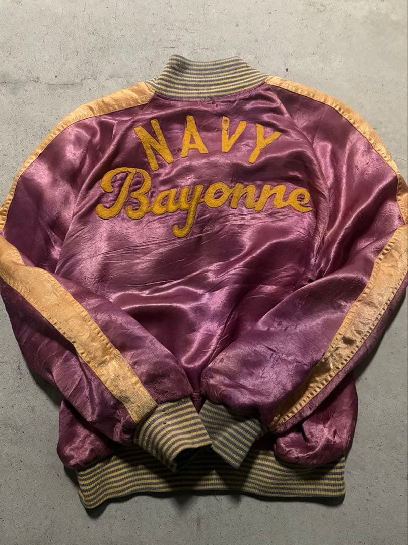 【雰囲気抜群】 50s〜60s ALLWEATHER サテンジャケット