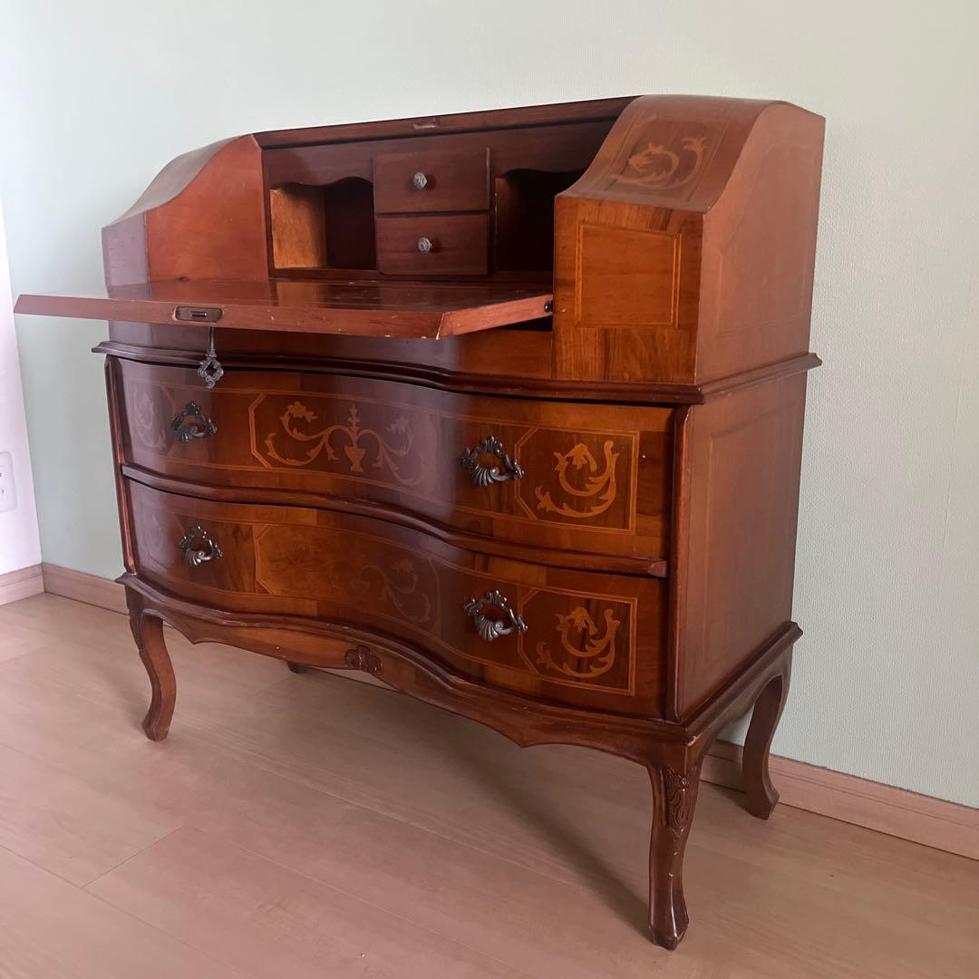 ベル❣️値下げ交渉可アンティークイタリア家具タロッコ 社ライティングビューロ