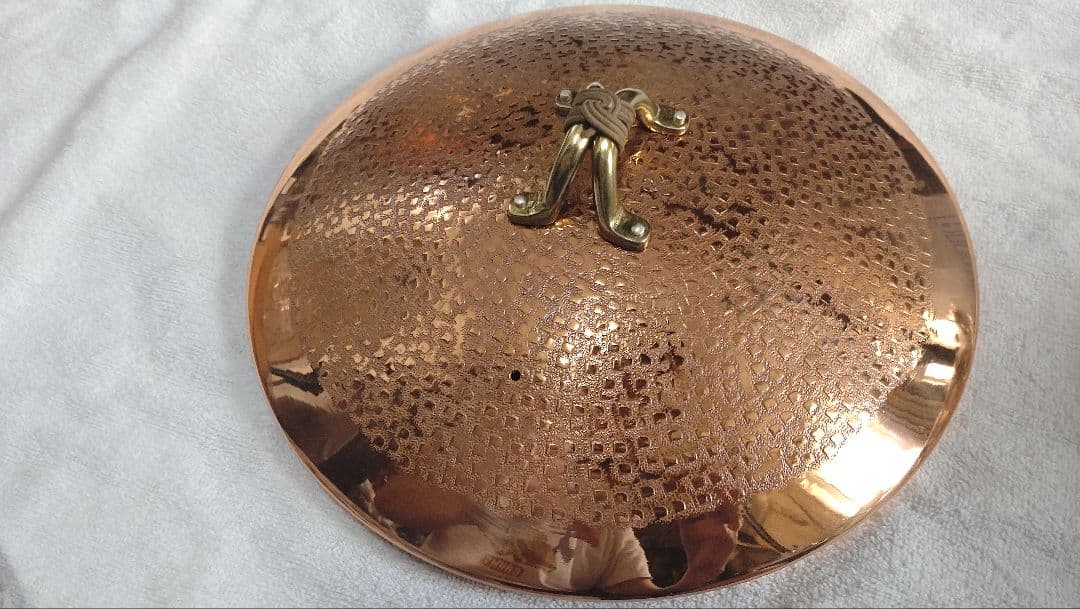 手打純銅鍋　きたくに　24cm　両手鍋　銅鍋　新品　未使用品