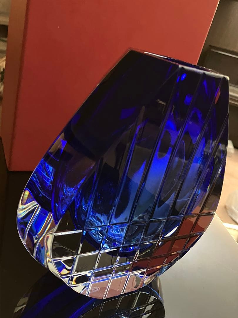 Baccarat 青色クリスタル neptune ビンテージ