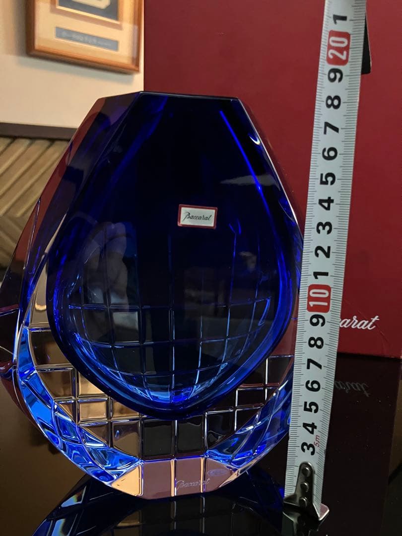 Baccarat 青色クリスタル neptune ビンテージ