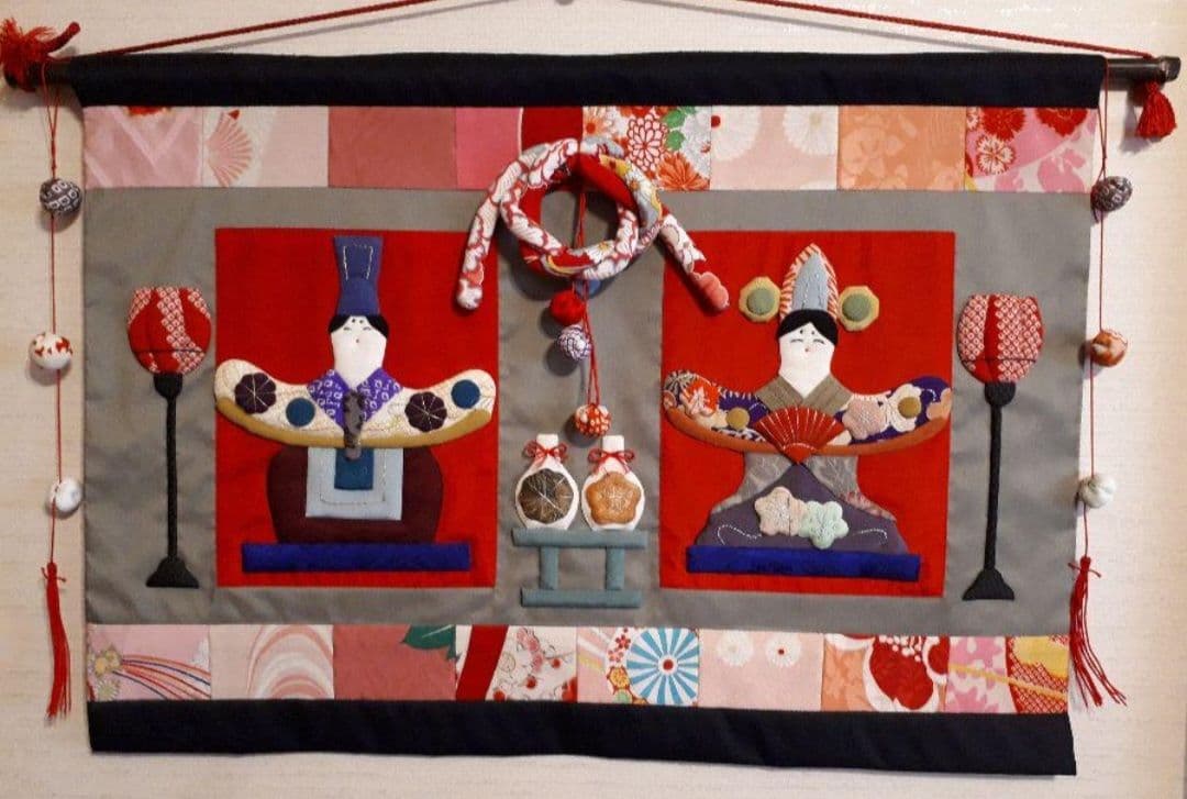 期間限定セール！雛祭り　三春雛祭タペストリー