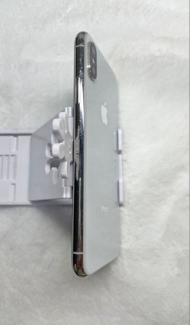 【美品】Apple iPhone X シルバー 本体