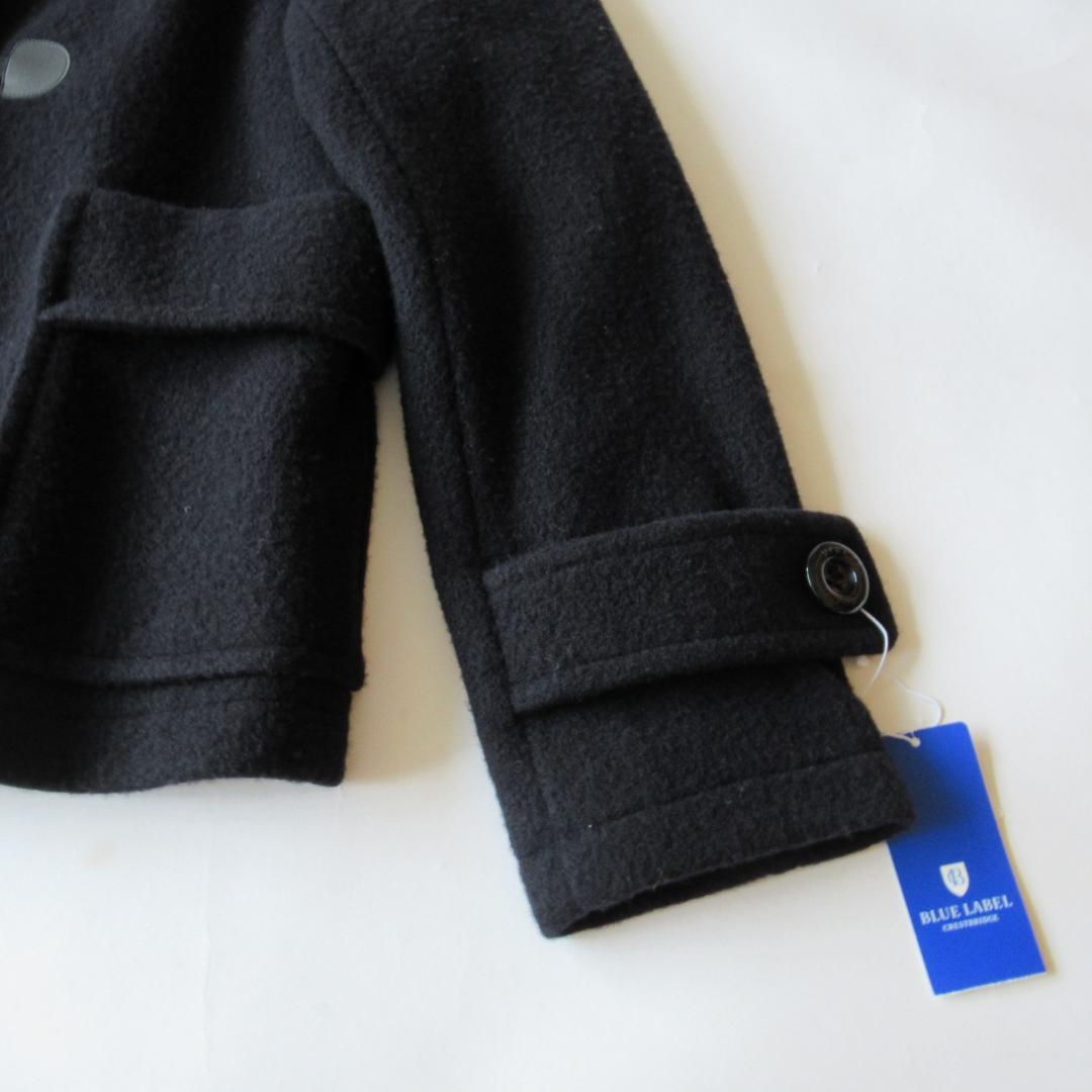 ブルーレーベルクレストブリッジ 新品ネイビー ショート ダッフルコート 38