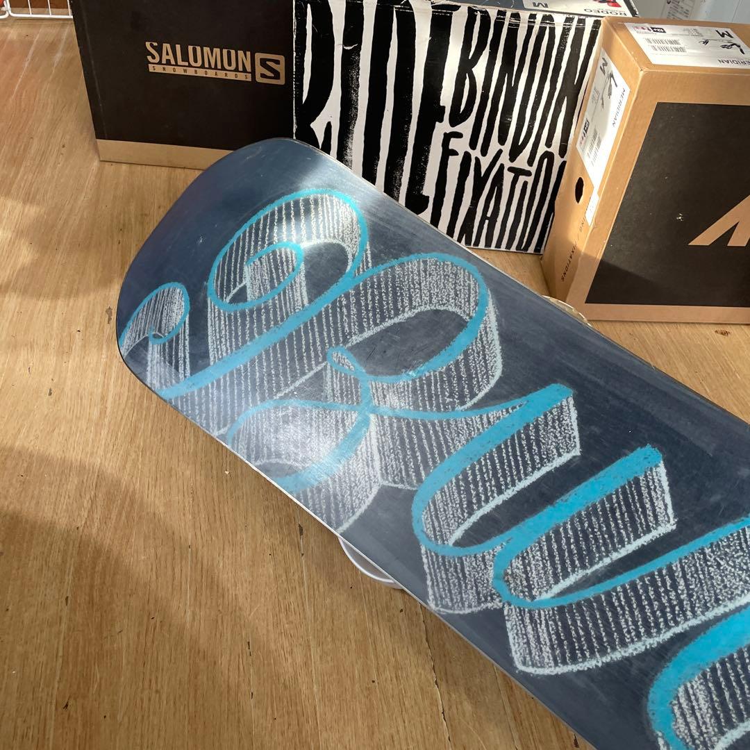 BURTON×RIDE　DEJAVU　バートン　バイン付　スノーボードセット