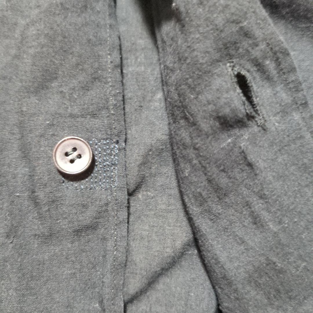 COMOLI 24SS KHADIコットン半袖 オープンカラーシャツ 3