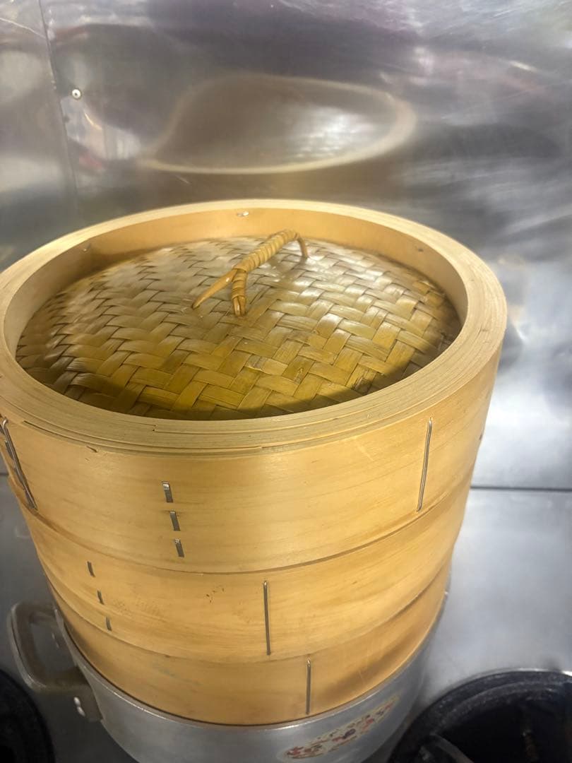 中華せいろ　蒸し器　蒸しかご、30センチ　竹製