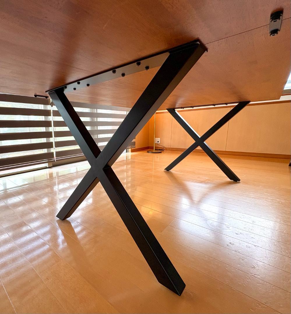 KANADEMONO ラバーウッド チークブラウン テーブル 300*100cm