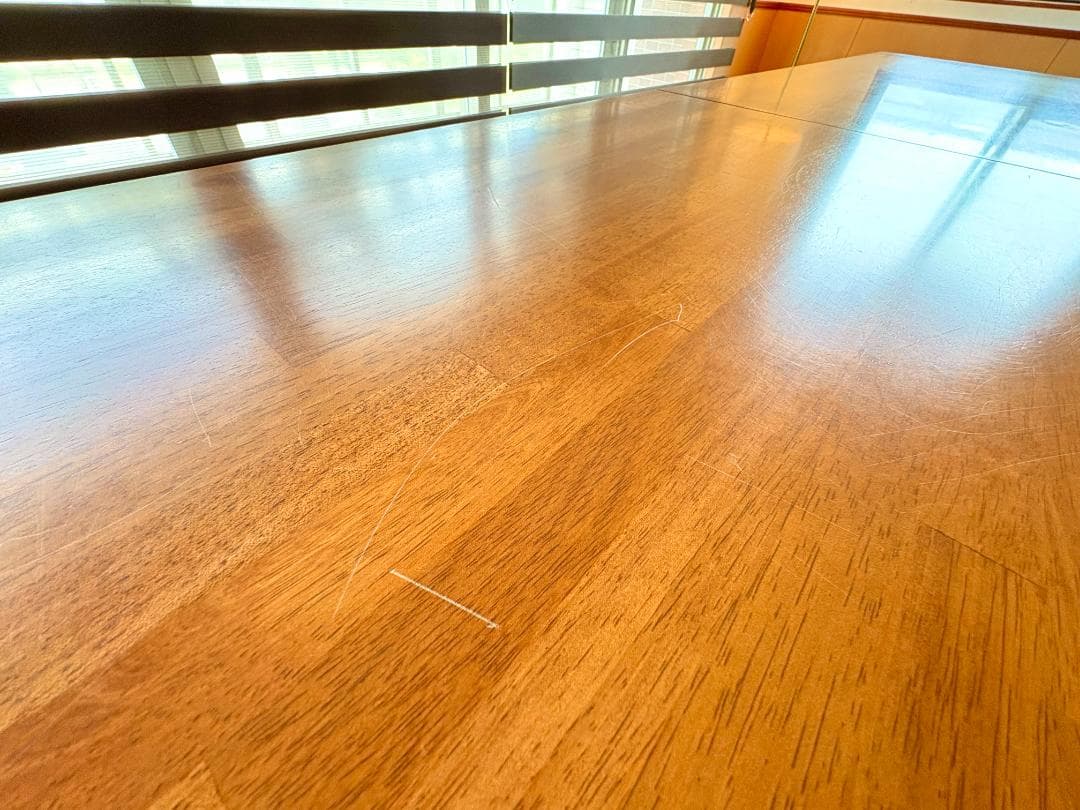 KANADEMONO ラバーウッド チークブラウン テーブル 300*100cm