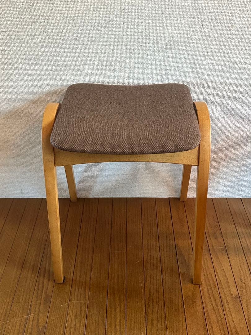 ★期間限定SALE★秋田木工No.202スツール/張地#A-12/木製チェア