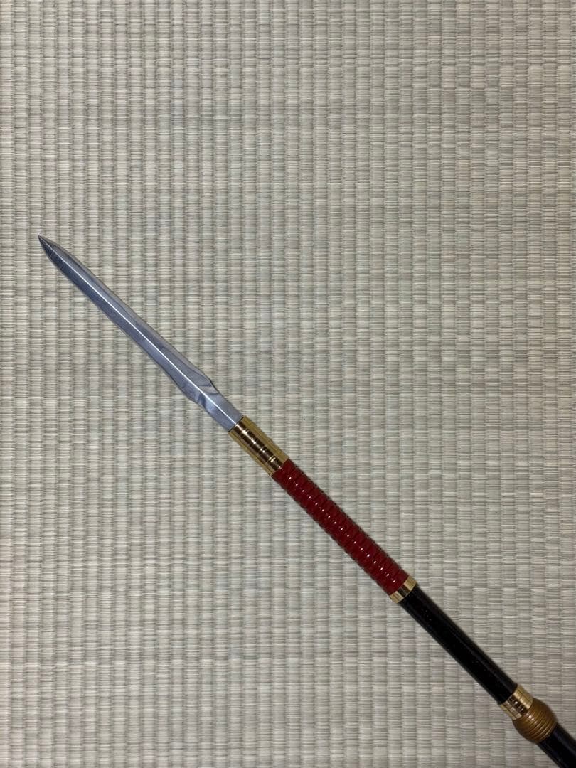 槍　やり　3本継　梨地　模造刀　模擬刀　美術刀　舞踊　大衆演劇　芝居