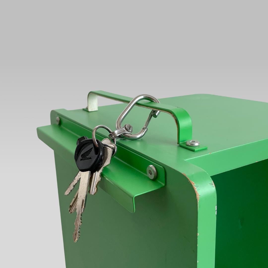 オールド【ポストモダン】ラディカルポップ サイドテーブル ボックスラック