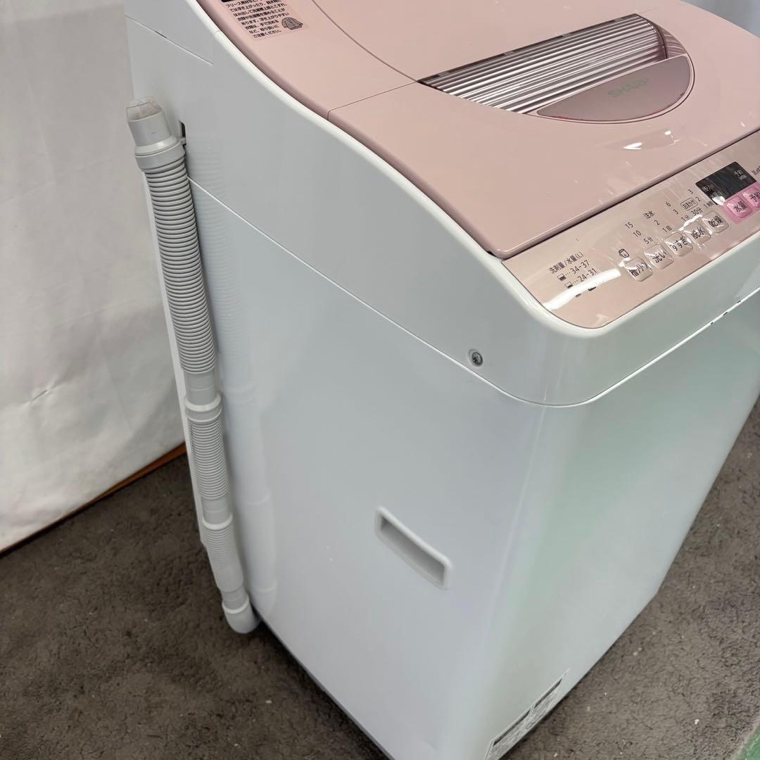 747　シャープ　洗濯機　ピンク　一人暮らし　5.5キロ　綺麗　安い　設置無料