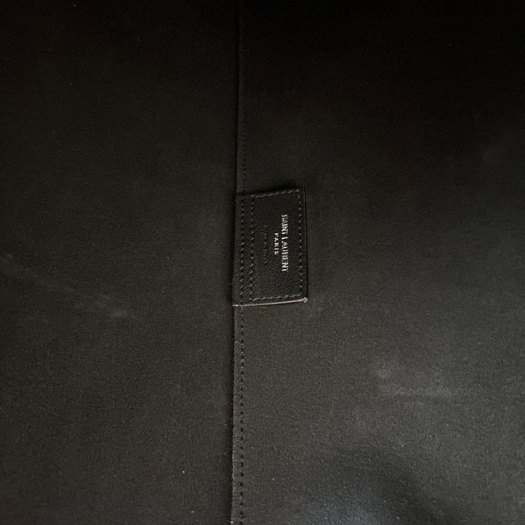 SAINT LAURENT レザートートバッグ　ブラック