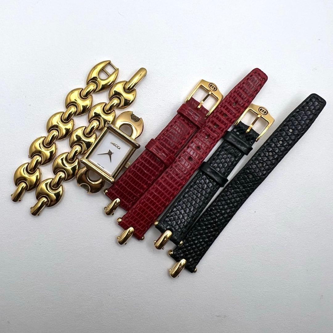 GUCCI グッチ　1800L 電池交換済み　チェンジベルト