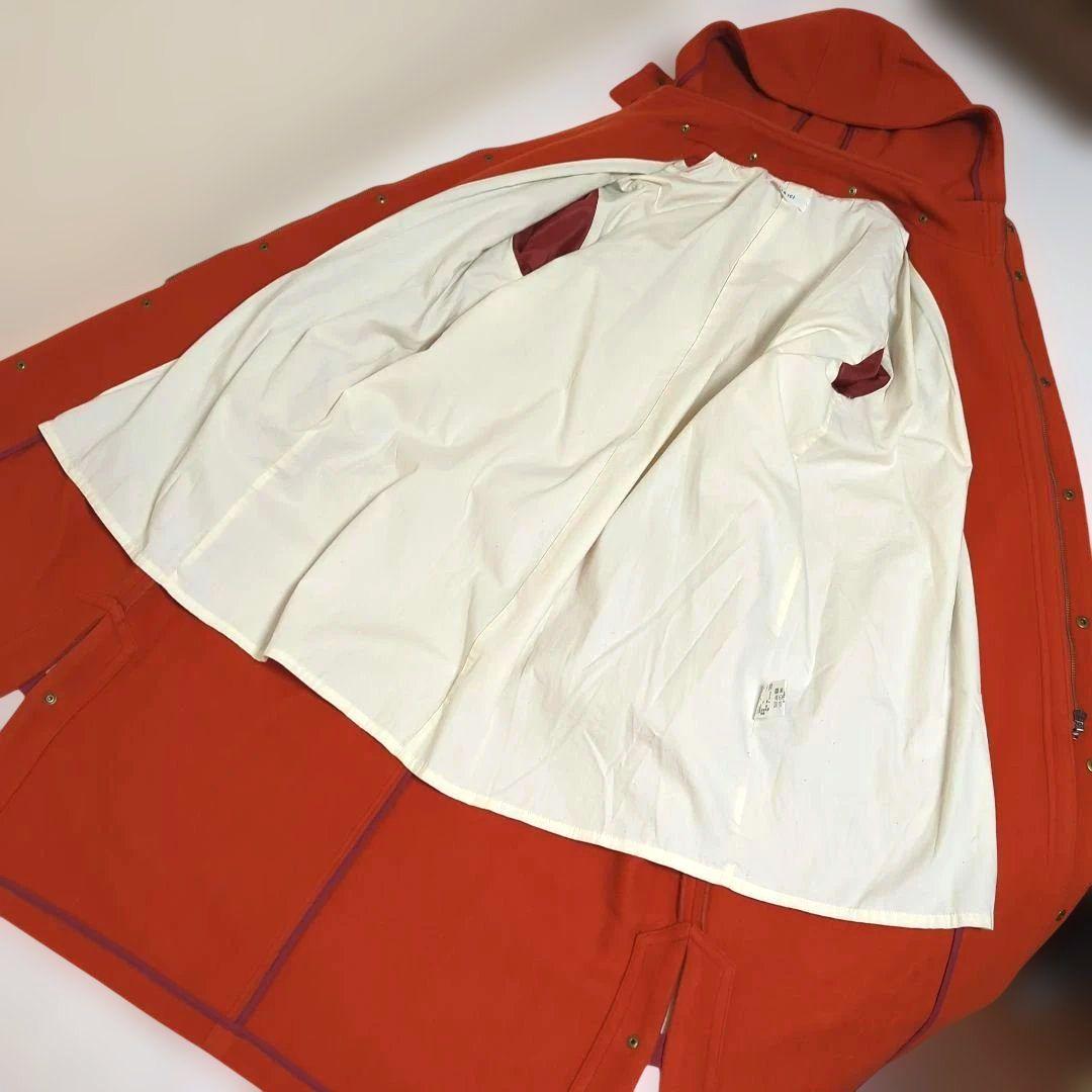 美品✨パーリッシィ PARICI 圧縮メルトンベンチコート　オレンジ