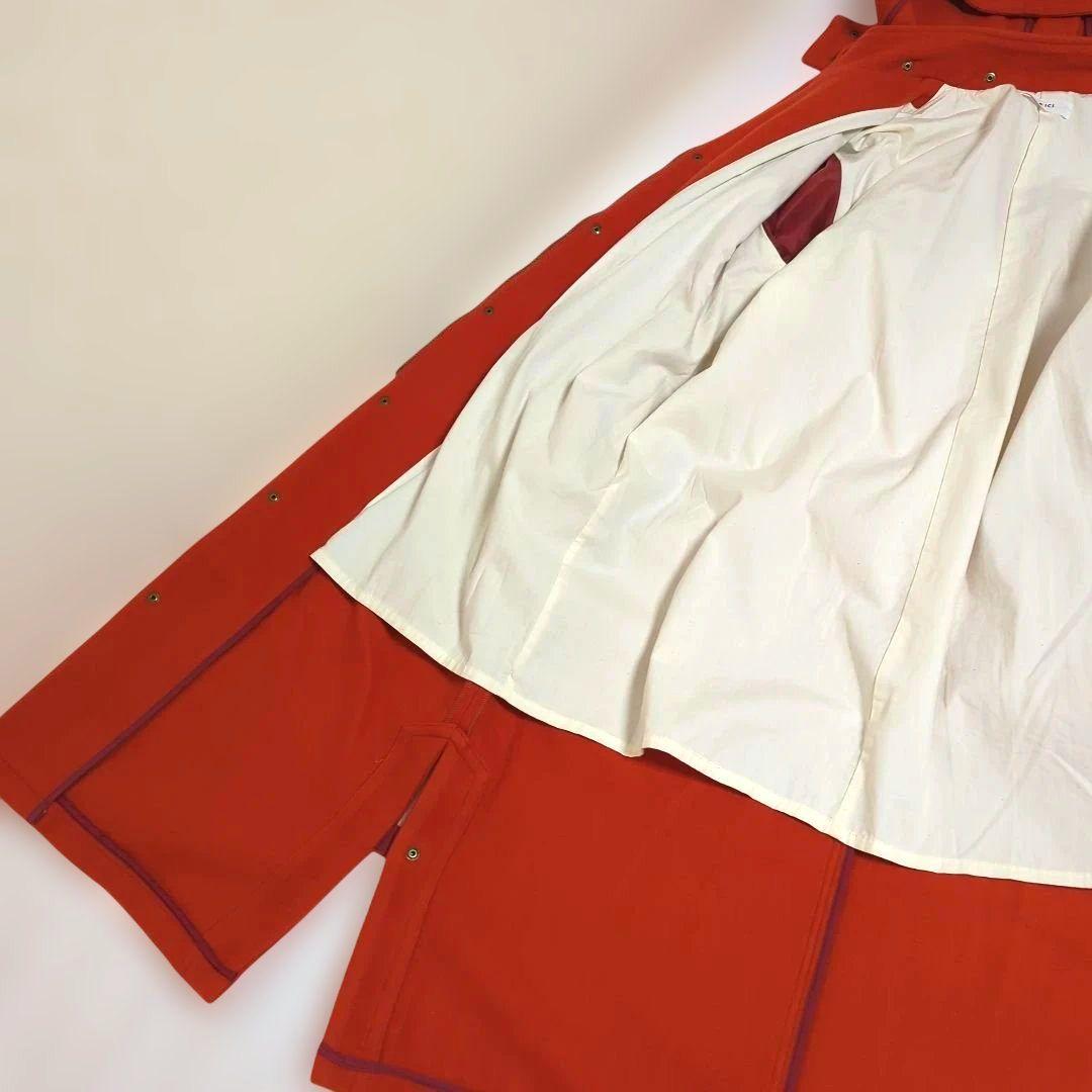 美品✨パーリッシィ PARICI 圧縮メルトンベンチコート　オレンジ