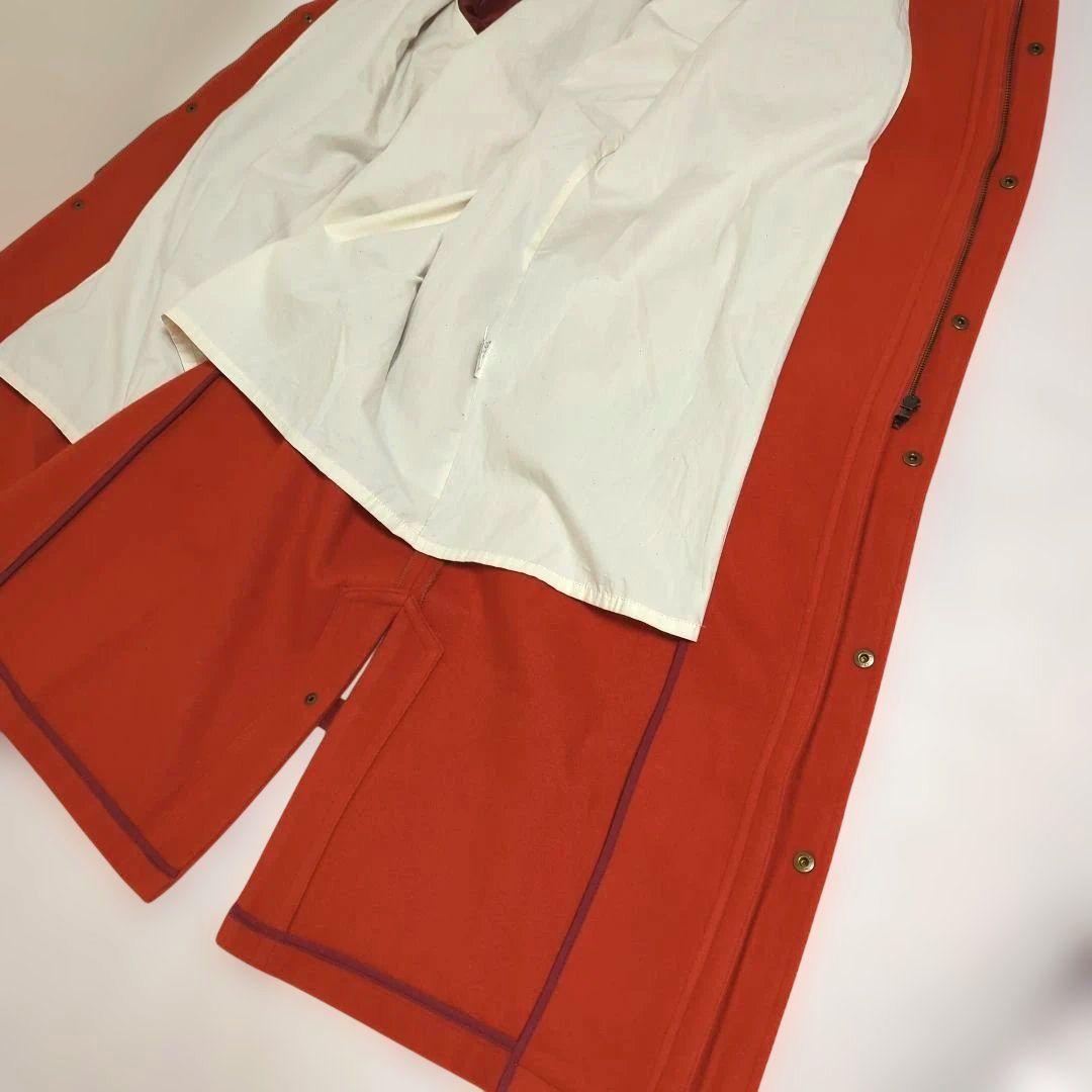 美品✨パーリッシィ PARICI 圧縮メルトンベンチコート　オレンジ