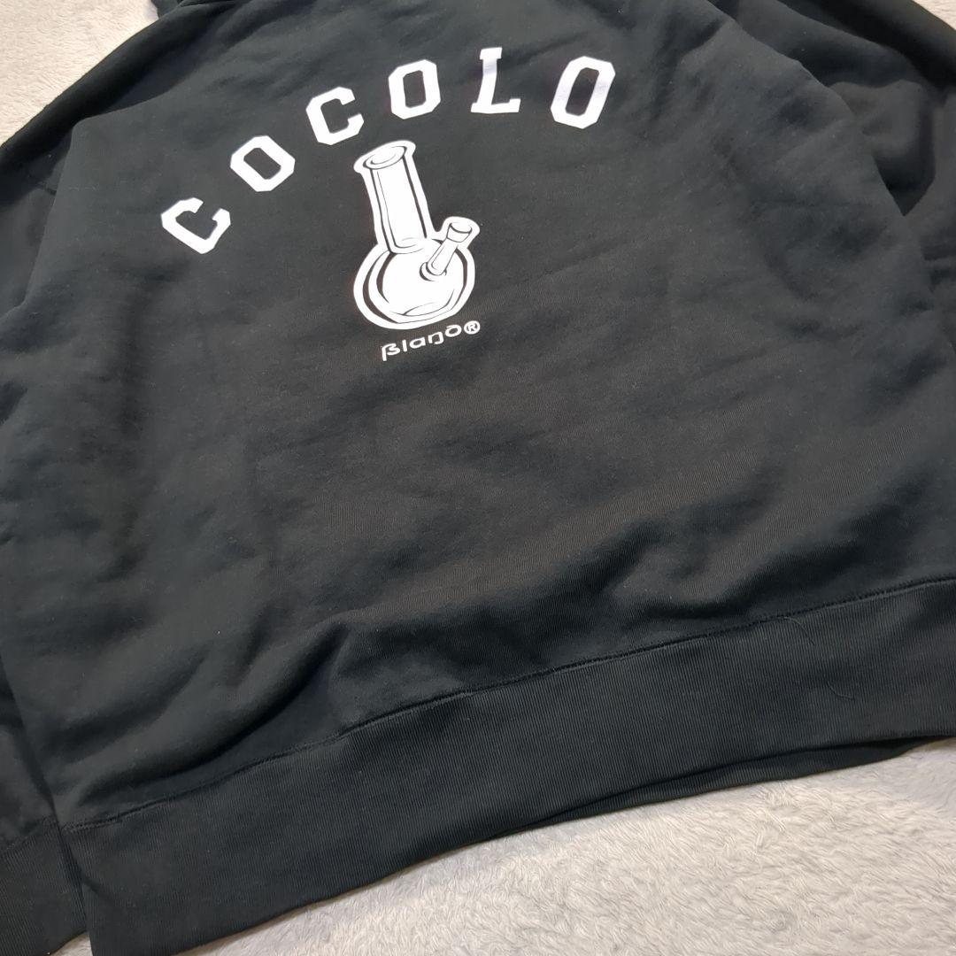 ✨美品！XL✨COCOLOBLAND BACK BONG HOODIE ブラック