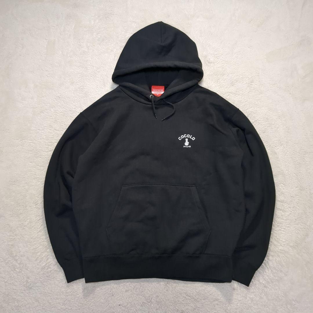 ✨美品！XL✨COCOLOBLAND BACK BONG HOODIE ブラック