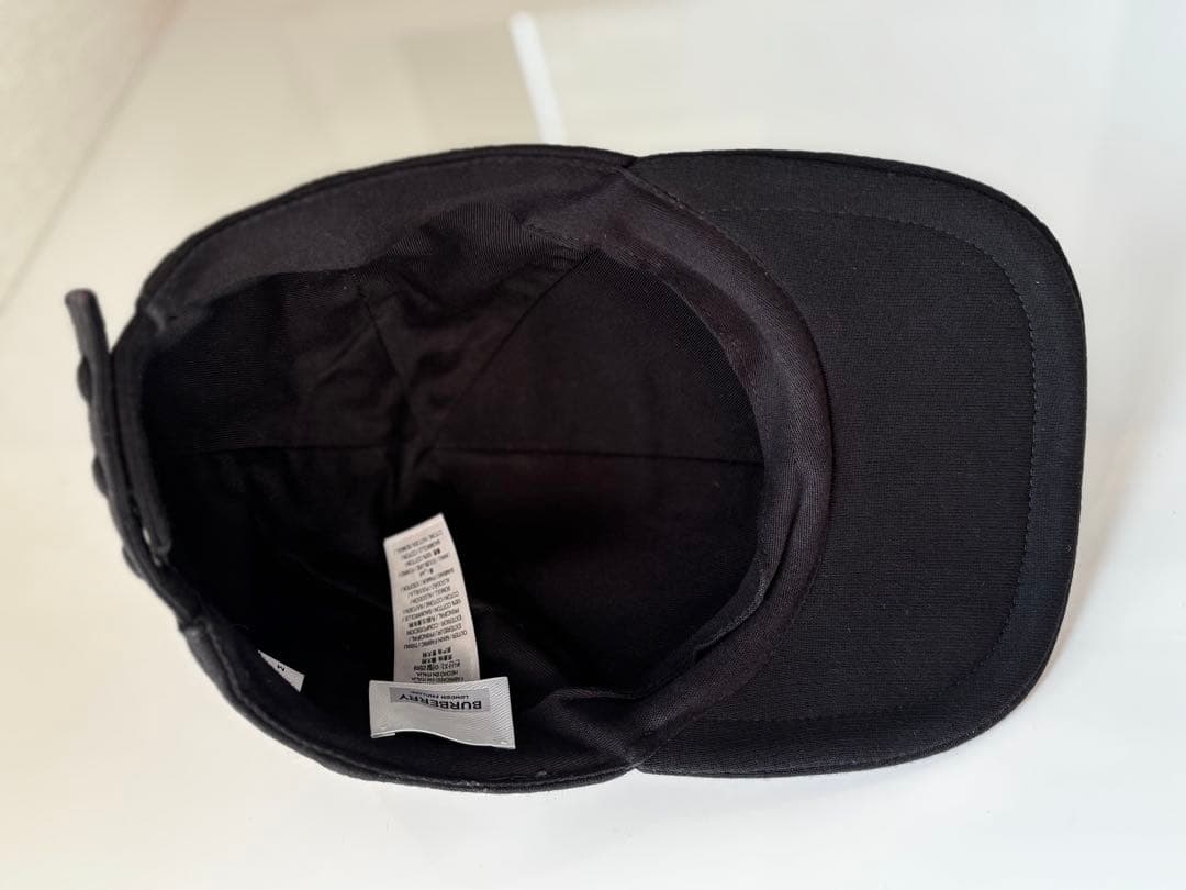 BURBERRY ベースボールキャップ 黒（M）