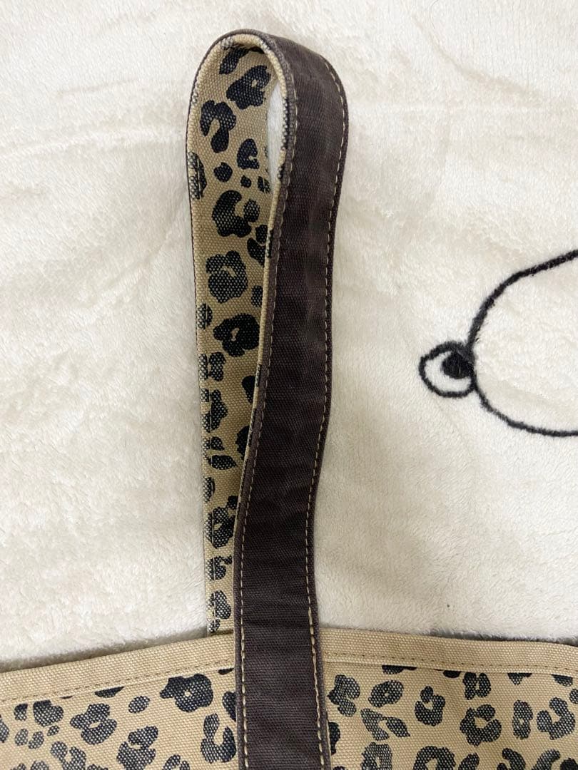 ハグオーワー　ワンハンドルバケツバッグ　ヒョウ柄　ブラウン　未使用品♡