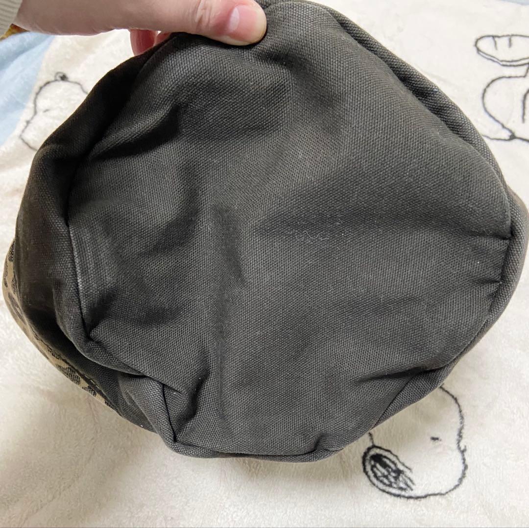 ハグオーワー　ワンハンドルバケツバッグ　ヒョウ柄　ブラウン　未使用品♡