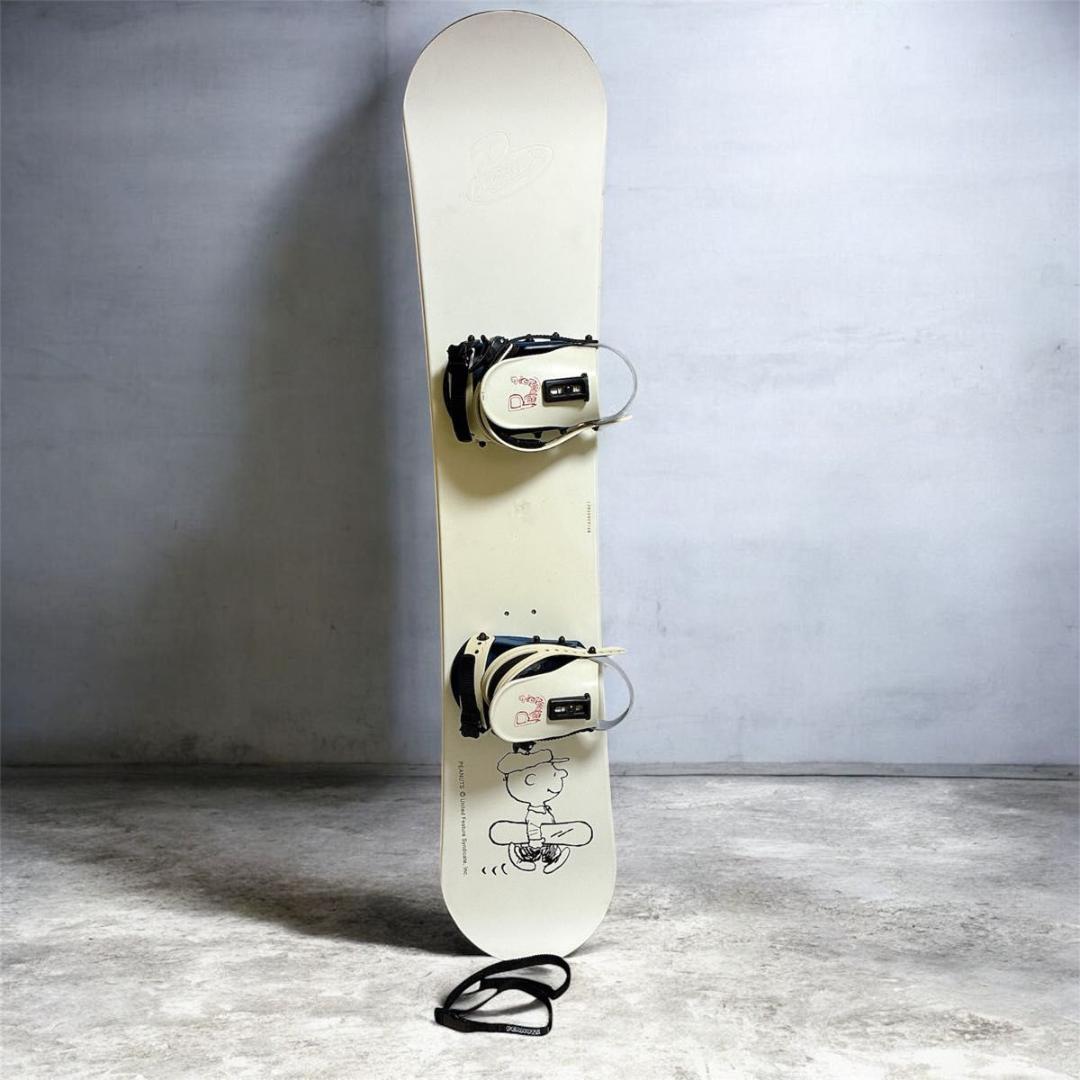 美品　希少品　スヌーピーチャーリーブラウン　スノーボードセット　135cm