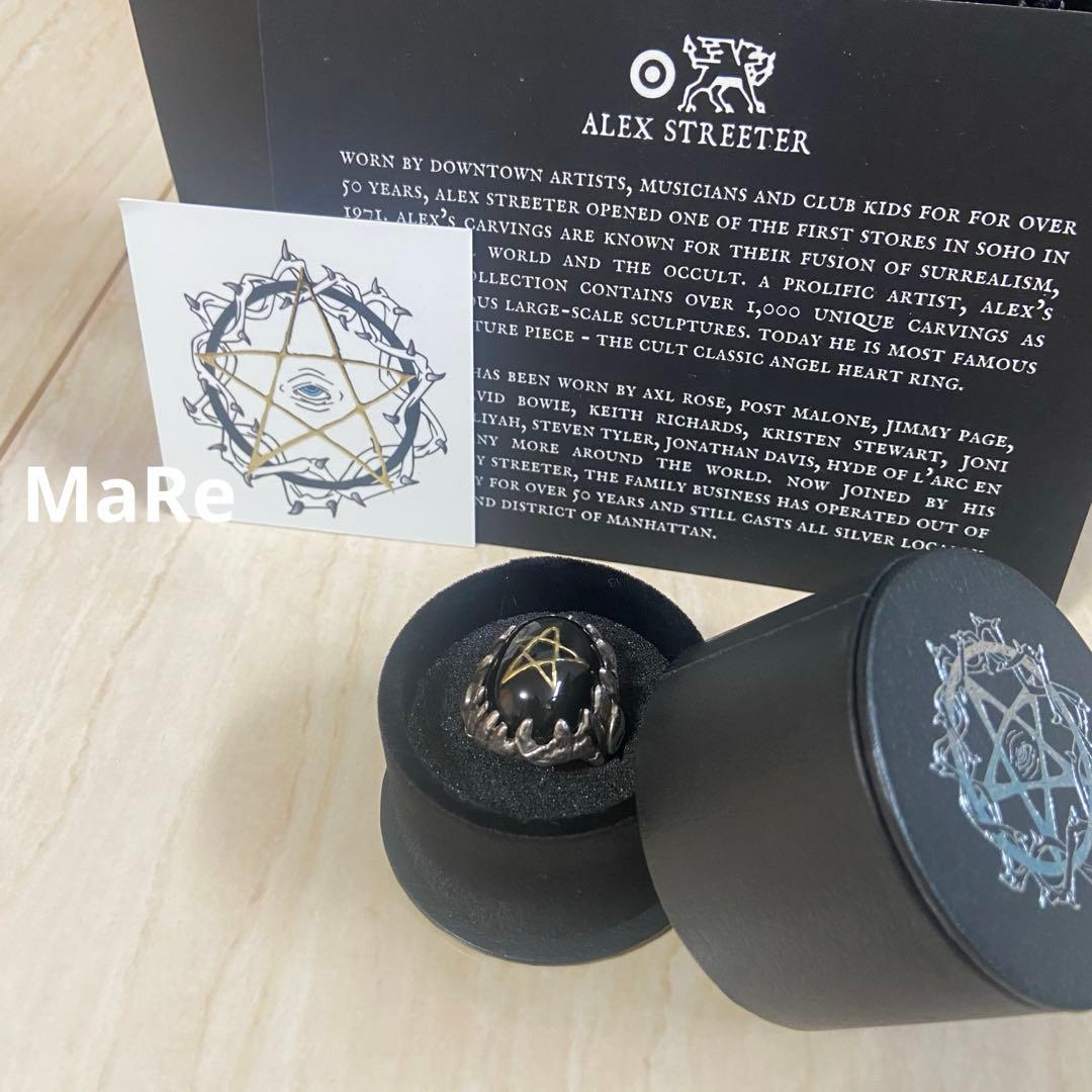 新品■14万ALEXSTREETER 18k STAR HellfireRing