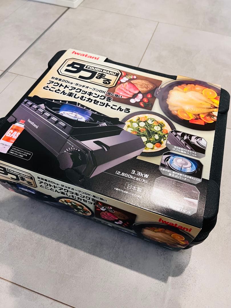 新品・未使用 イワタニ タフまる CB-ODX-1-BK