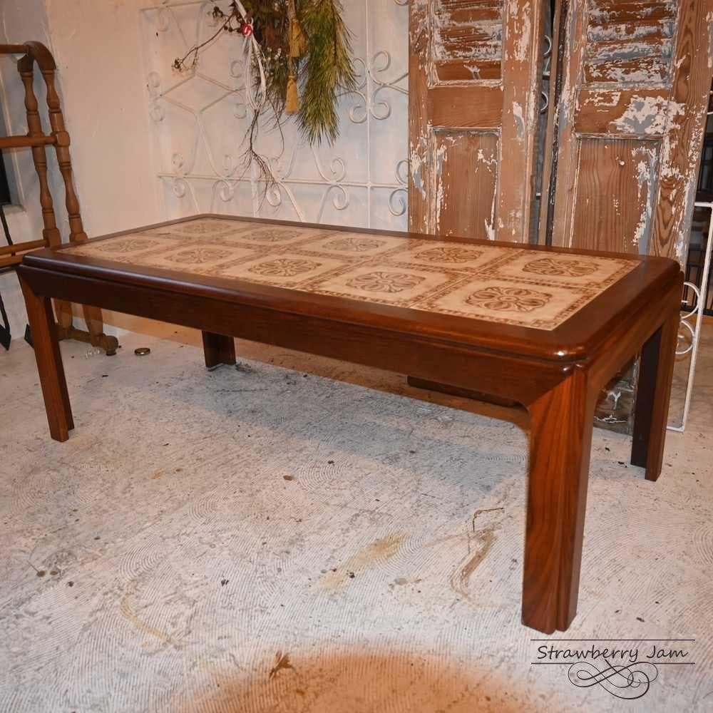 L3705-67 北欧ヴィンテージ デンマーク コーヒーテーブル タイル 北欧