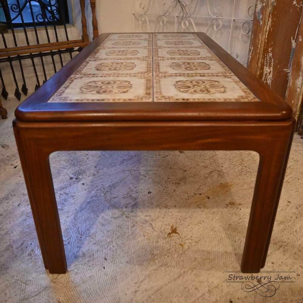 L3705-67 北欧ヴィンテージ デンマーク コーヒーテーブル タイル 北欧